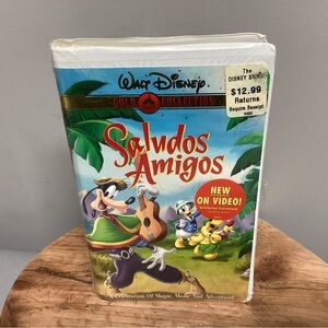 New & Sealed - Walt Disney - Saludos Amigos - Gold Collection VHS - Vintage Rare